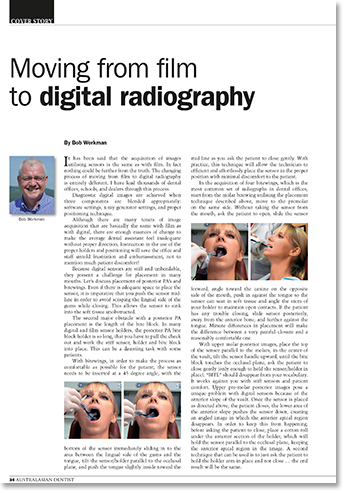 Moving from film to digital radiography